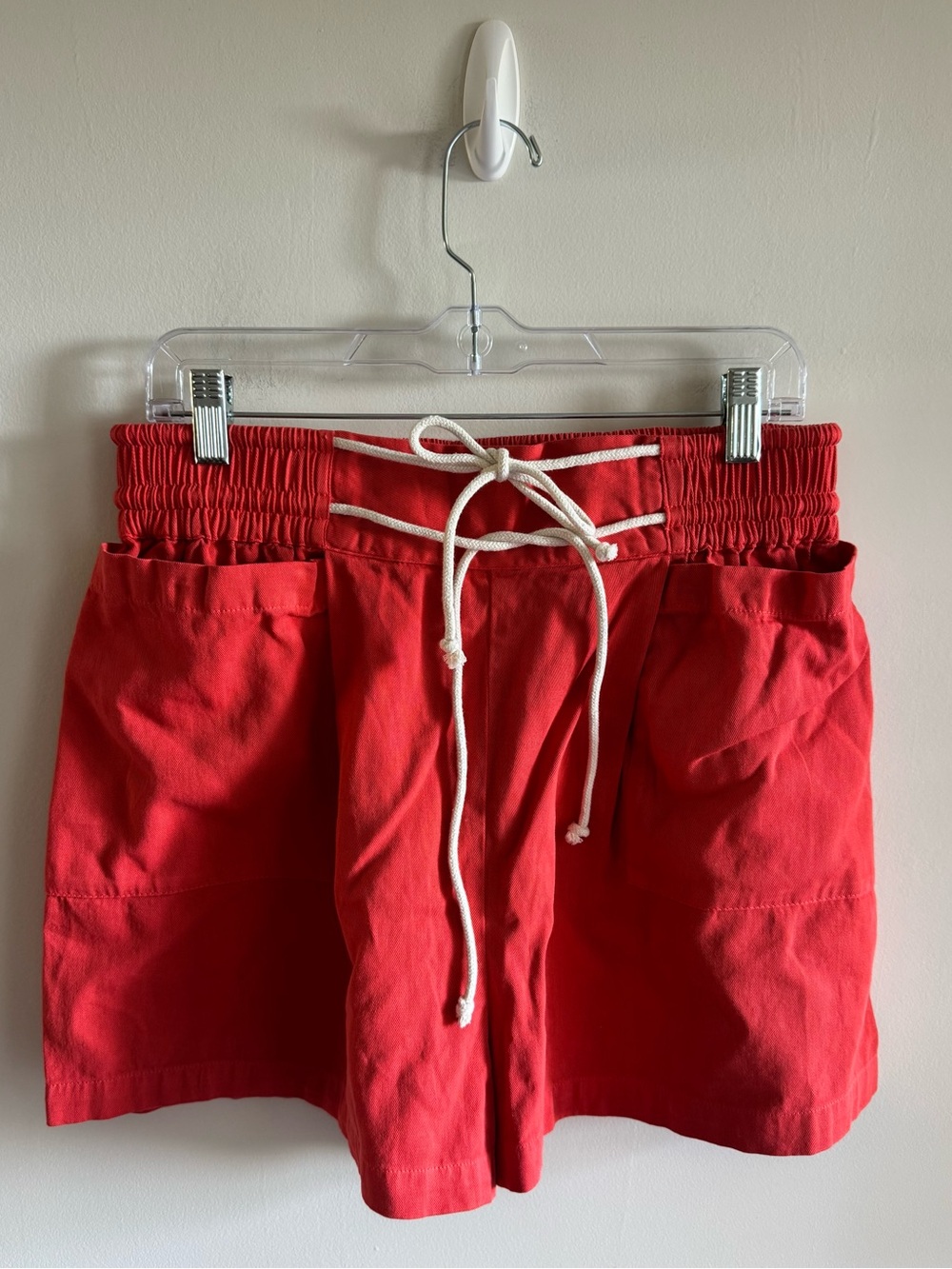 NWOT Free People 100% Cotton Double Rope Tie Cargo Shorts